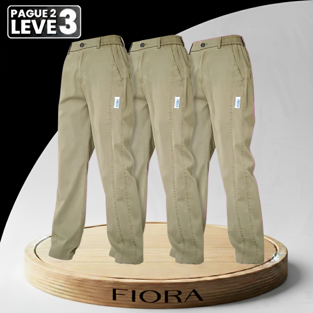 Kit 3 Pantalones Aurora - Seda Fría