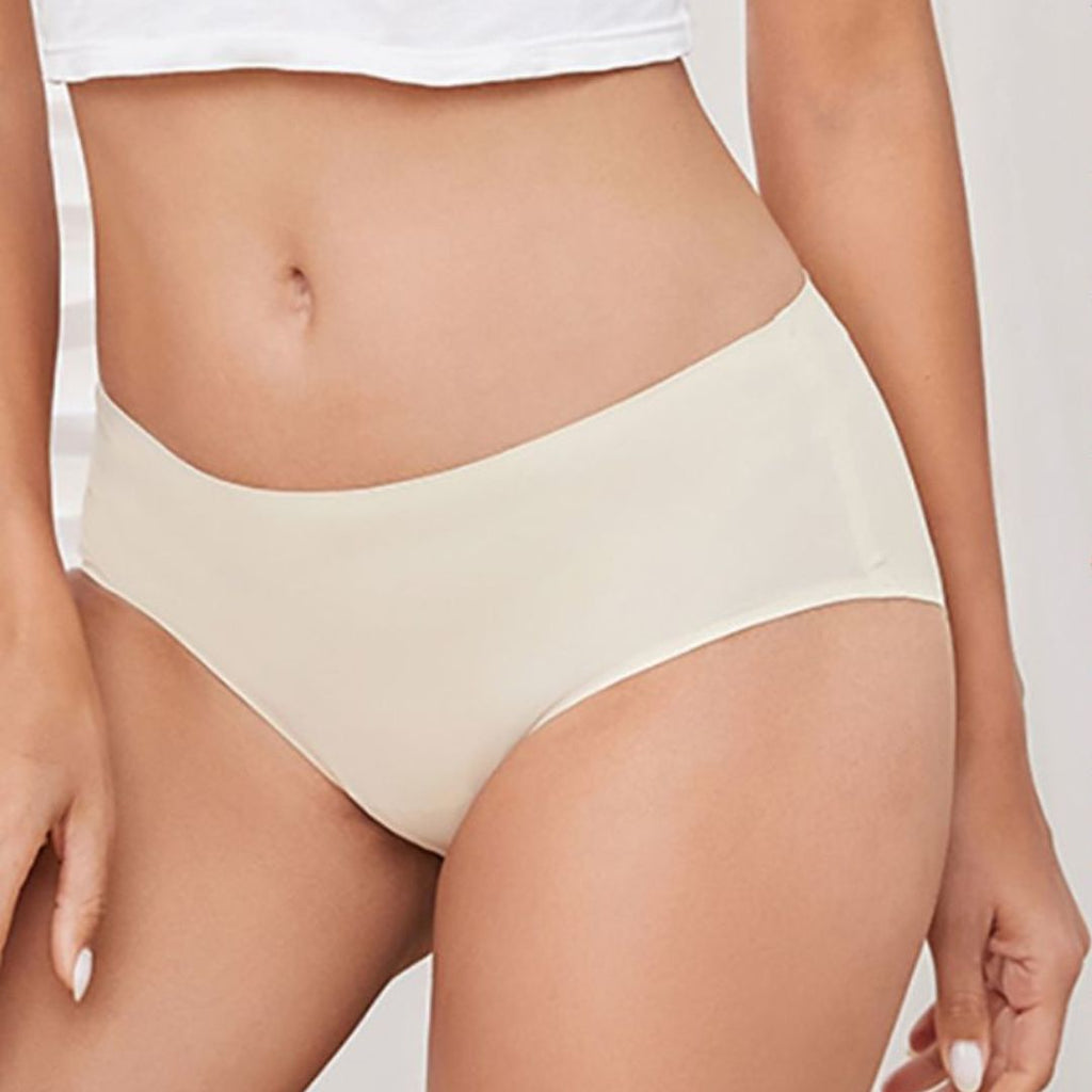 Calcinha Seda Cetim Sem Costura - Kit com 10 Peças