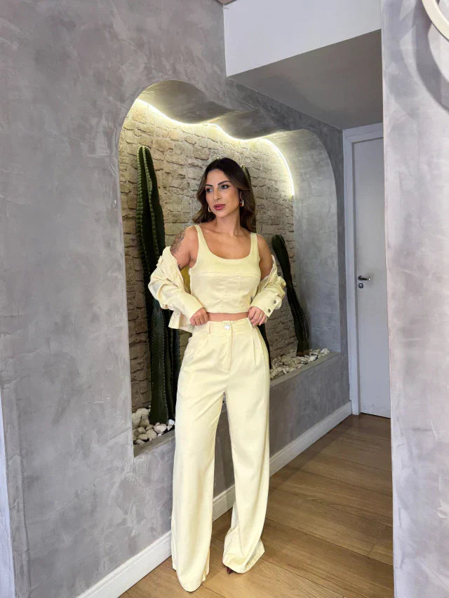 Conjunto Alfaiataria Três Peças